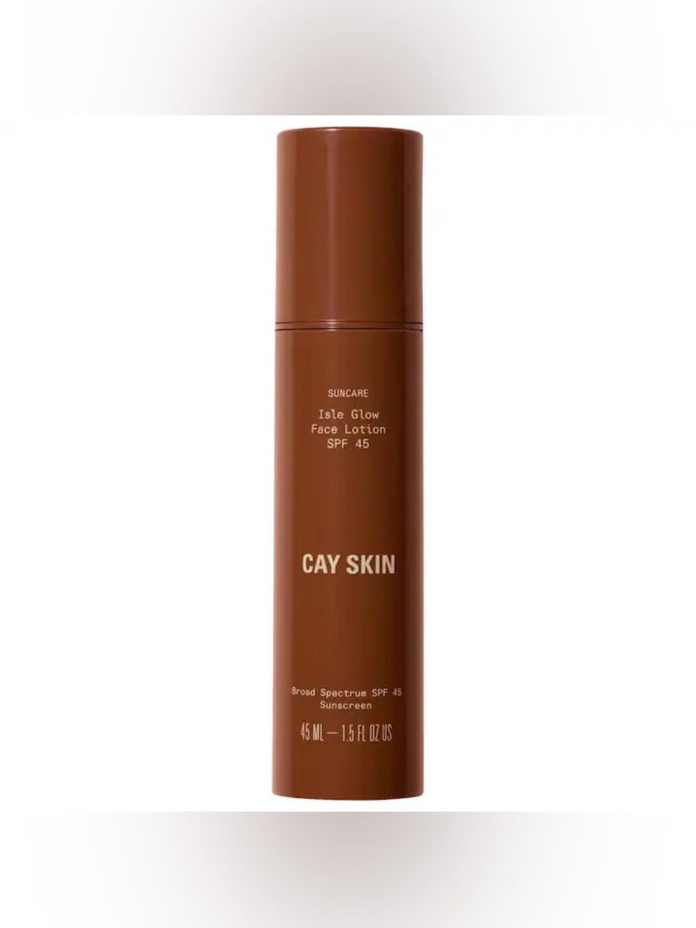 Cay Skin Isle Glow Face Sunscreen Lotion with SPF 45 1.5 Fl Oz